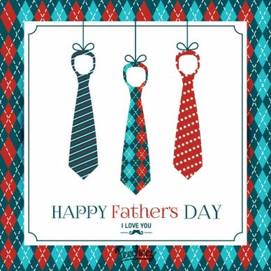 ties illustration fathers day
