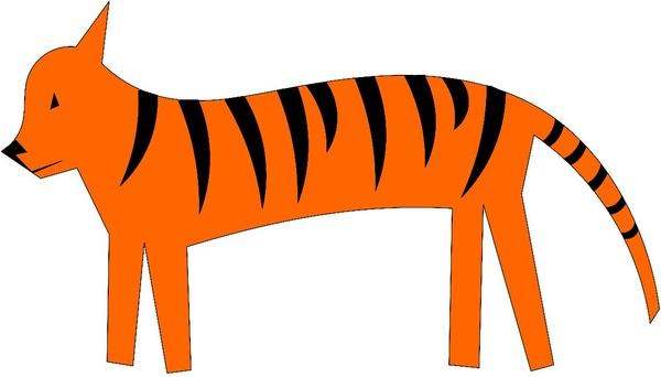 tiger cartoony