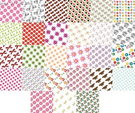 decorative pattern templates colorful repeating icons design