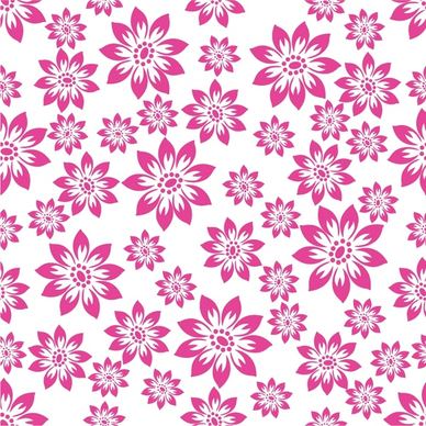 flowers pattern repeating design white violet ornament