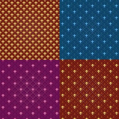 tiled background pattern vector fashion