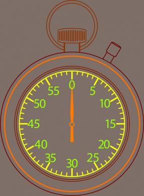 timekeeper outline colored closeup style
