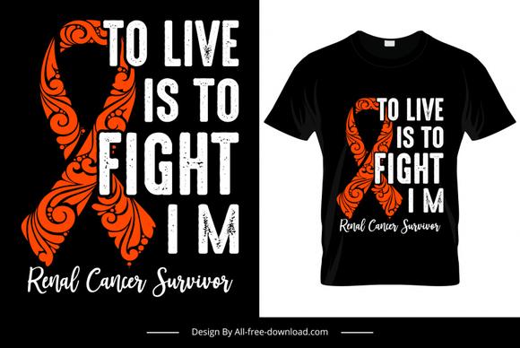 to live is to fight i m colorectal cancer survivor retro dark contrast design 