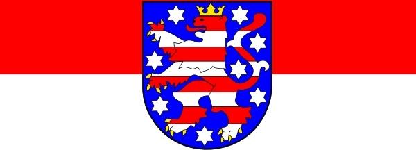 Tobias Flag Of Thuringia clip art