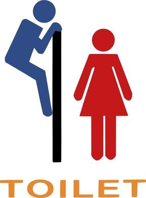 Toilet Sign clip art