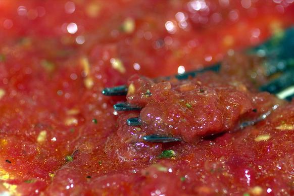 tomate natural rallado con aceite virgen extra y organo