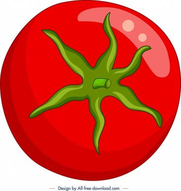 tomato background shiny green red design