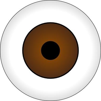 Tonlima Olhos Castanhos Brown Eye clip art