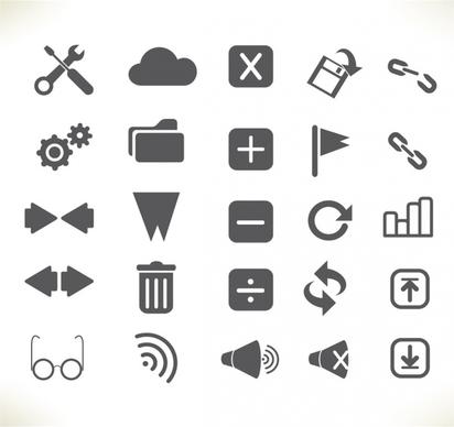 Toolbar  Interface icons