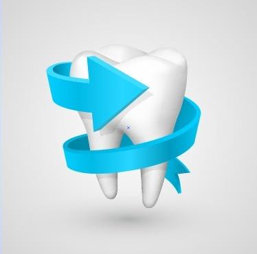 tooth creative design vector