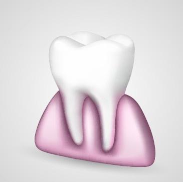 tooth creative design vector