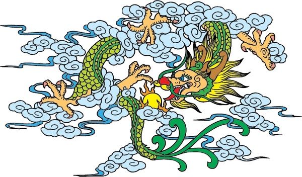 traditional chinese dragon vector vector