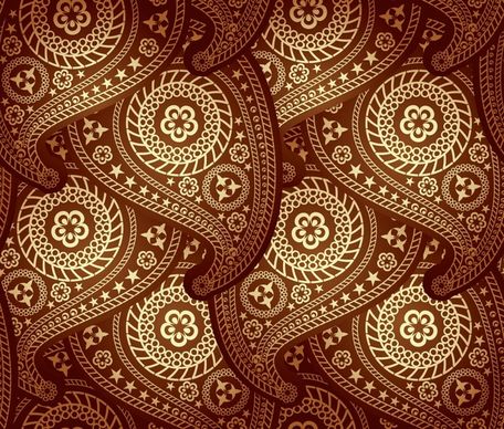 abstract pattern classical repeating curves circles decor