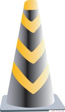 traffic cone vector