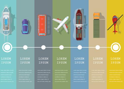 transportation business template vector design