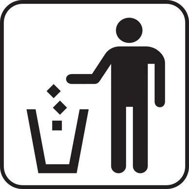 Trash Litter Box clip art