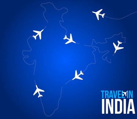 travel in india free vector