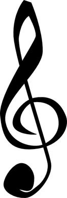 Treble Clefs Music Symbol clip art