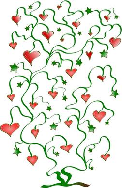 Tree of Hearts with Leaves of Stars