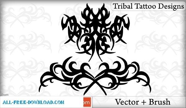 Tribal Tattoo Designs Vector Pack