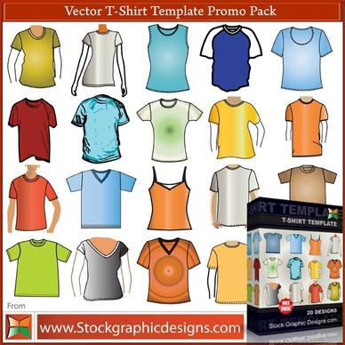 tshirt clothing vector template