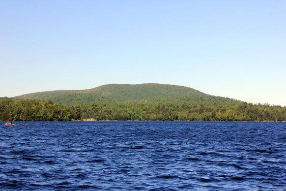 tupper lake view in the adirondack mountains new york