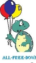 Turtle with Balloons