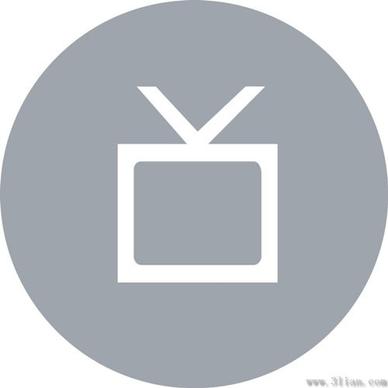 tv icon vector