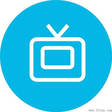 tv small icon vector