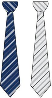tie icons sets colored striped design