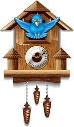 Twitter cuckoo clock