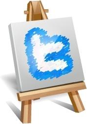 Twitter painting