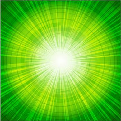 Two credit green light abstract background