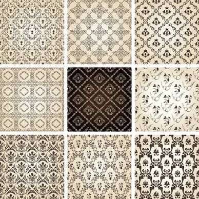decorative pattern templates elegant symmetric repeating shapes