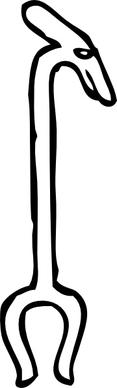 Uas Egyptiann Symbol clip art