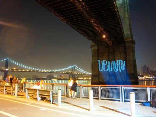 ubuntu on the brooklyn bridge courtesy grl