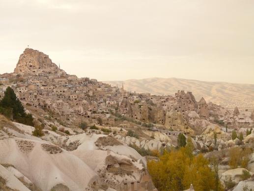 uchisar mountain rock