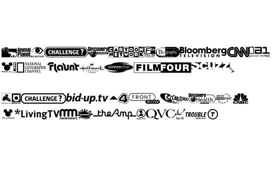 UK TV logos