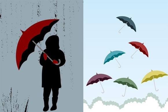 umbrella theme of vector