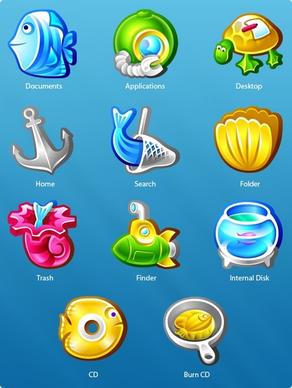 Underwater Icons icons pack