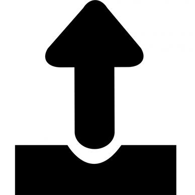 upload vertical arrow sign