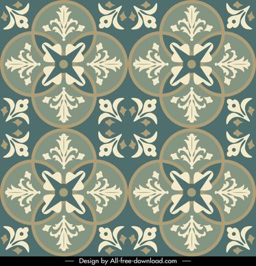 urban decore matt ceramic pattern template repeating symmetric geometrical floral design