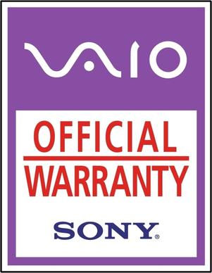 vaio official warranty