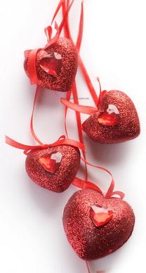 valentine39s day heartshaped ornaments hd picture