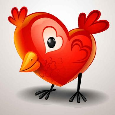 Valentine’s Day Heart-shaped chicks