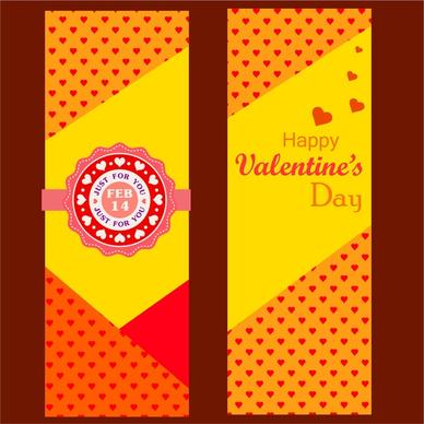 valentine card design hearts pattern on yellow background