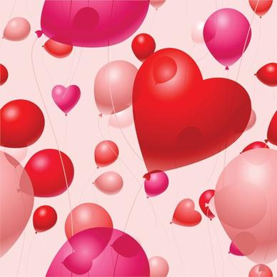 valentine day balloon vector