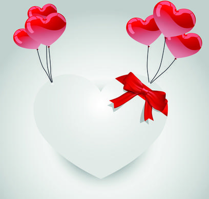 valentine day hearts elements vector