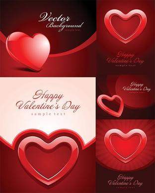 valentine day heartshaped texture vector background