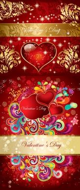 valentine gorgeous pattern vector
